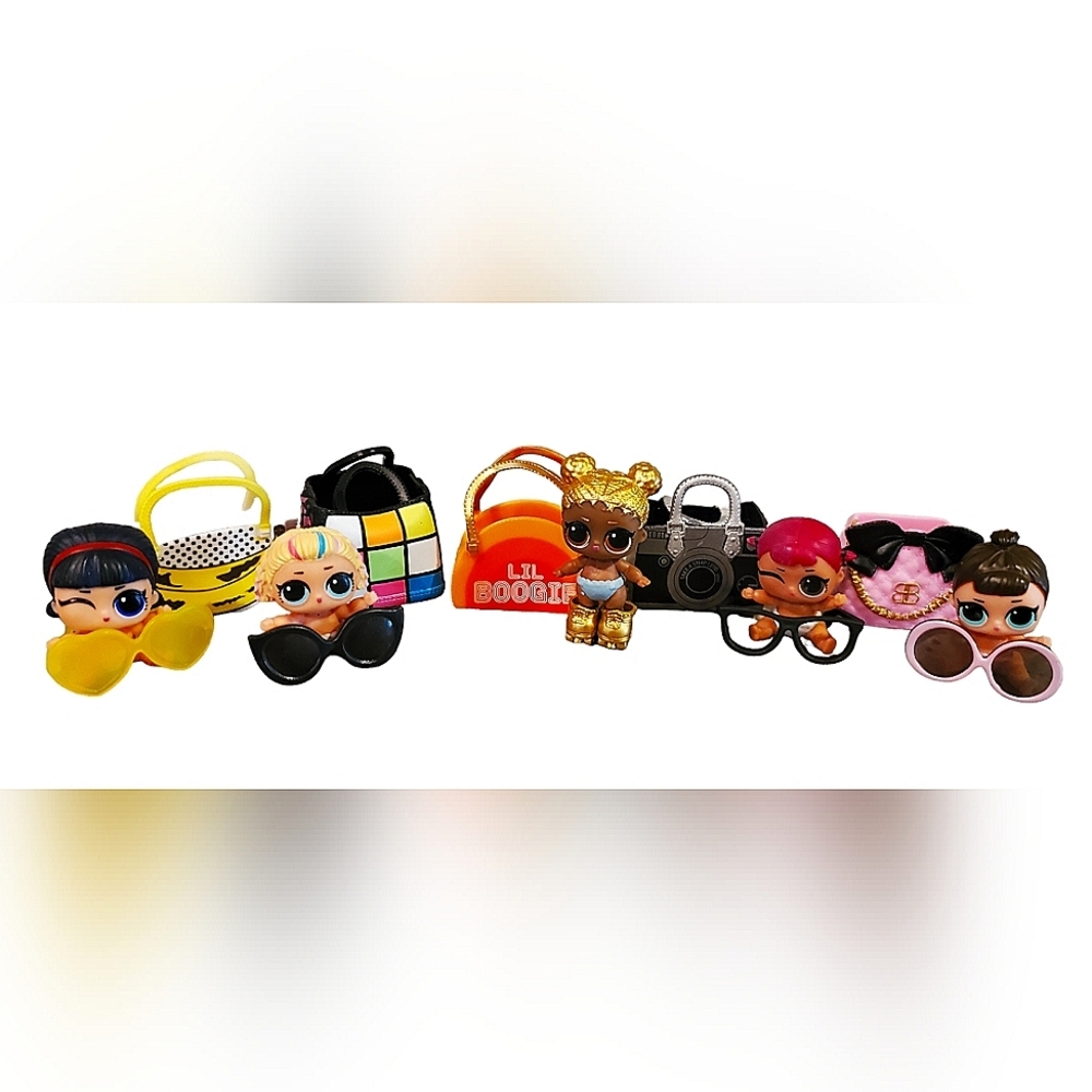LOL lil sister‎ Dolls 5 Pack - Color Changers with Accessories